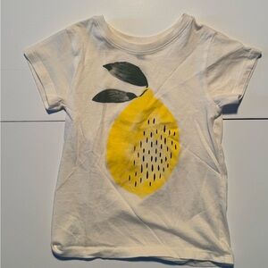Tea Collection White Lemon Graphic Tee